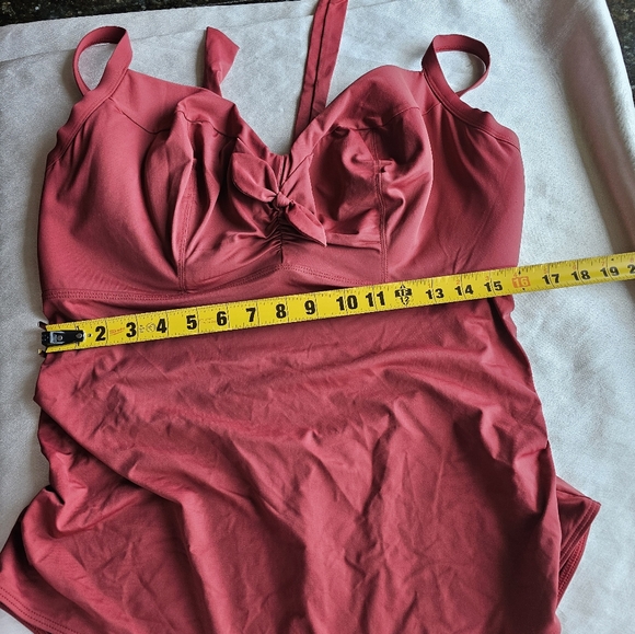 Cache Coeur Underwired Maternity Swimsuit Monaco terracotta Sz 40G/H(4D-5D) - Picture 10 of 11